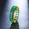 2021 New Trendy Elegant Zircon Rings For Women White CZ Crystal Engagement Design Hot Sale Zircon Rings Female Wedding Jewelry