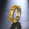 2021 New Trendy Elegant Zircon Rings For Women White CZ Crystal Engagement Design Hot Sale Zircon Rings Female Wedding Jewelry