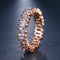 2021 New Trendy Elegant Zircon Rings For Women White CZ Crystal Engagement Design Hot Sale Zircon Rings Female Wedding Jewelry