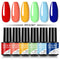 ROSALIND Gel Nail Polish Set 4/6PCS Mix Color Nail Kit For Manicure Nail Polish Vernis Semi Permanent UV Lamp Gellak Nail Kit