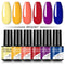 ROSALIND Gel Nail Polish Set 4/6PCS Mix Color Nail Kit For Manicure Nail Polish Vernis Semi Permanent UV Lamp Gellak Nail Kit