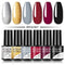 ROSALIND Gel Nail Polish Set 4/6PCS Mix Color Nail Kit For Manicure Nail Polish Vernis Semi Permanent UV Lamp Gellak Nail Kit