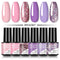 ROSALIND Gel Nail Polish Set 4/6PCS Mix Color Nail Kit For Manicure Nail Polish Vernis Semi Permanent UV Lamp Gellak Nail Kit