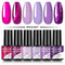 ROSALIND Gel Nail Polish Set 4/6PCS Mix Color Nail Kit For Manicure Nail Polish Vernis Semi Permanent UV Lamp Gellak Nail Kit