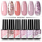 ROSALIND Gel Nail Polish Set 4/6PCS Mix Color Nail Kit For Manicure Nail Polish Vernis Semi Permanent UV Lamp Gellak Nail Kit