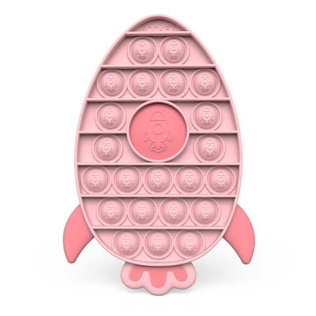 New Push Bubble Fidget Antistress Toys Adult Kids Unicorn Dinosaur Fidget Sensory Toy Autism Special Needs Stress Reliever 2021