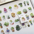 Pink Purple Love Material Sticky Diary Stickers Aesthetic Scrapbook Sticker for Notebooks Stationery Supplies Packing 46PCS