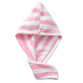 Dry Hair Cap Towel Absorbent Thickened Dry Hair Cap Bathroom Bath Dry Hair Cap Striped Shower Cap Soft Turban Striped Towel