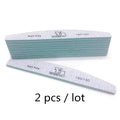 2/5pcs/lot Nail File Mix Color Limas 80/100/150/180/240 Grit Sandpaper Disposable Cuticle Remover Buffers Manicure  Tool Set