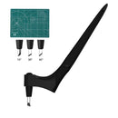 Craft Cutting Tools 360°Rotary Paper Jam Pattern Carving Knife Leather Fabric Fruit Sculpture Engraving Cutter Utility Knife