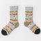 Hot Sale Colorful Cartoon Creative Fashion Vine Graffiti Novelty Men Women Socks Winter Warm Comfortable Cotton Socks Dropship