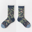 Hot Sale Colorful Cartoon Creative Fashion Vine Graffiti Novelty Men Women Socks Winter Warm Comfortable Cotton Socks Dropship