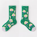 Hot Sale Colorful Cartoon Creative Fashion Vine Graffiti Novelty Men Women Socks Winter Warm Comfortable Cotton Socks Dropship