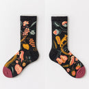 Hot Sale Colorful Cartoon Creative Fashion Vine Graffiti Novelty Men Women Socks Winter Warm Comfortable Cotton Socks Dropship
