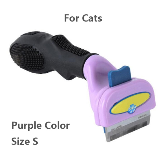 Comfortable Pet Hair Removal Comb Cats Dogs Grooming Brush Puppy Kitten Rabbit Hair Deshedding Trimmer Combs Pets Grooming Tools