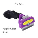 Comfortable Pet Hair Removal Comb Cats Dogs Grooming Brush Puppy Kitten Rabbit Hair Deshedding Trimmer Combs Pets Grooming Tools