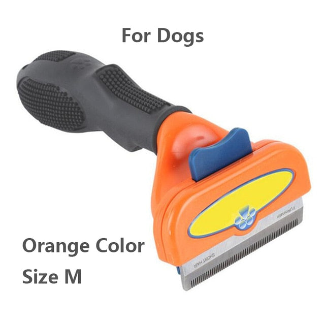 Comfortable Pet Hair Removal Comb Cats Dogs Grooming Brush Puppy Kitten Rabbit Hair Deshedding Trimmer Combs Pets Grooming Tools