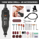 HILDA Electric Drill Dremel Grinder Engraver Pen Grinder Mini Drill Electric Rotary Tool Grinding Machine Dremel Accessories