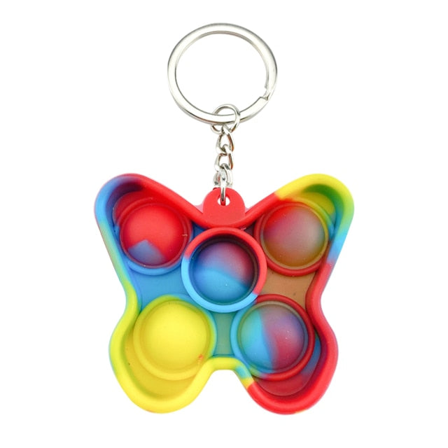 Simple Dimple Fidget Toys Mini Stress Reliever Toys For Adult Children Push Bubble Antistress Toys Funny Pop Fidget Toy