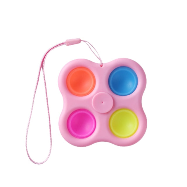 Simple Dimple Fidget Toys Mini Stress Reliever Toys For Adult Children Push Bubble Antistress Toys Funny Pop Fidget Toy