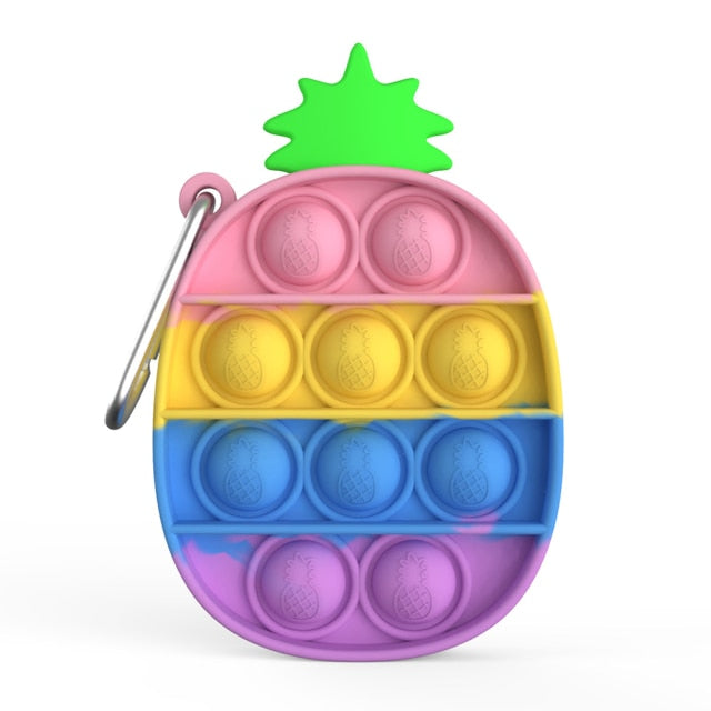 Simple Dimple Fidget Toys Mini Stress Reliever Toys For Adult Children Push Bubble Antistress Toys Funny Pop Fidget Toy