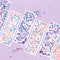 Paper Colorful Ribbon Stickers DIY Scrapbooking Decorative Craft for Art Craft Greeting Card Scrap Book