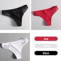 3Pcs/Lot Women's Cotton G-String Thong Panties String Underwear Women Briefs Sexy Lingerie Pants Intimate Ladies