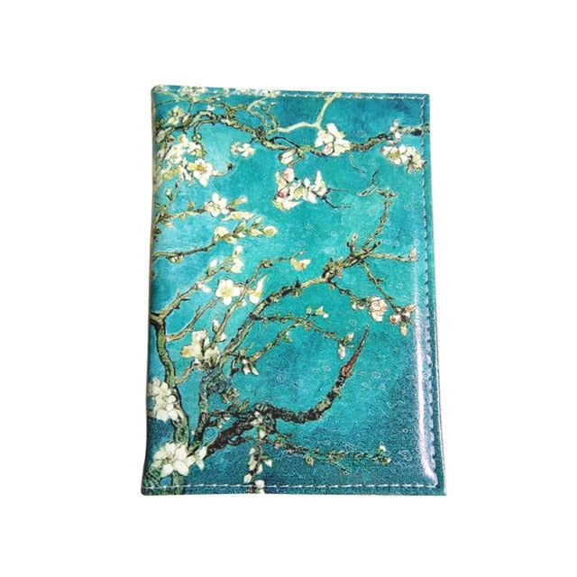 Creative New World Map Passport Cover Wallet Bag ID Address Holder Portable PU Leather Boarding Wallet Case Travel Accessories