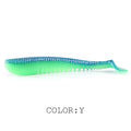 2019 Supercontinent 50mm 80mm 95mm 110mm Fishing Lures soft lure Artificial bait Predator Tackle for pike and Pike