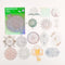 45 Pcs Unicorn Starry Night Retro Hot Stamping Stickers Handbook Diary Decoration Diy Decoration Stickers For Scrapbook Handmade