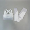 Seamless Women Yoga Set Gym Clothing LongSleeve Crop Top High Waist Leggings Workout Sportswear Fitness Sport Suit Yoga Clothing