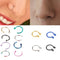 2pcs U Shaped Fake Nose Ring Hoop Septum Rings Stainless Steel Nose Piercing Fake Piercing Oreja Pircing Jewelry