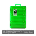 BEARKING Doublex Sided Fishing Tackle Box 12 Compartments Bait Lure Hook Storage Box Fishing Accessories Plastic Storage Case