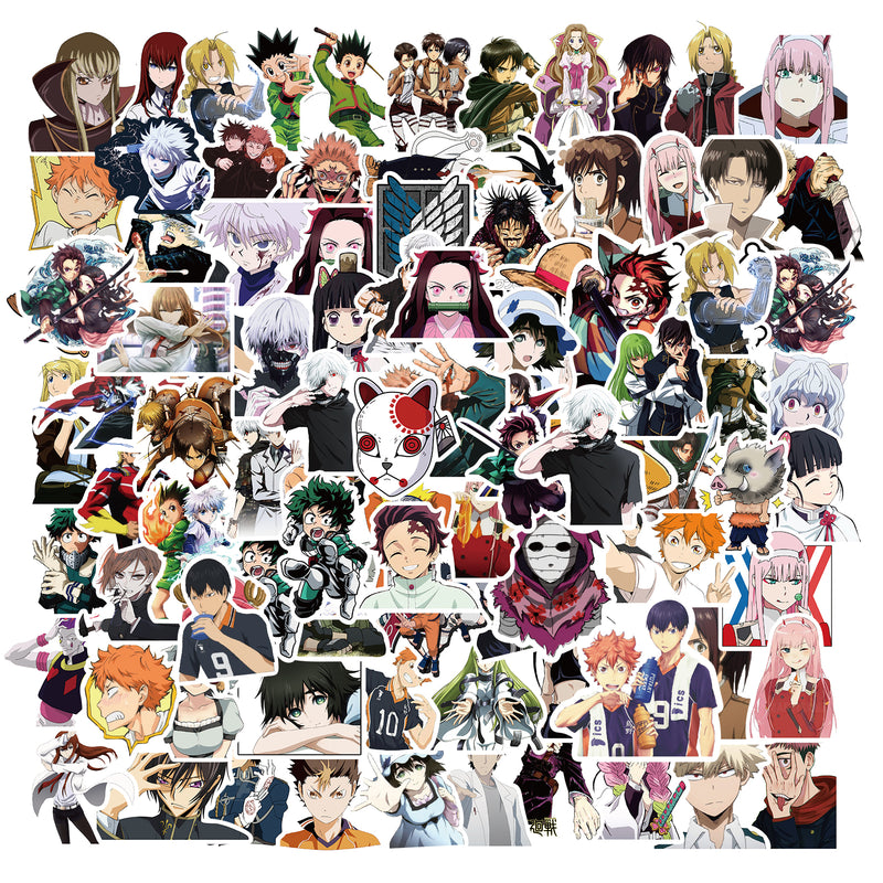 10/50/100PCS Cartoon Anime Attack on Titan/My Hero Academia Sticker For Kids DIY Luggage Laptop Skateboard Motorcycle Decals