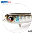 Hunthouse floating popper pencil lure fishing wobbler WTD 95mm/18g Saltwater topwater surface Pesca Stick Bass Plastic Walker