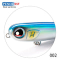 Hunthouse floating popper pencil lure fishing wobbler WTD 95mm/18g Saltwater topwater surface Pesca Stick Bass Plastic Walker