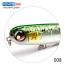 Hunthouse floating popper pencil lure fishing wobbler WTD 95mm/18g Saltwater topwater surface Pesca Stick Bass Plastic Walker