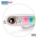 Hunthouse floating popper pencil lure fishing wobbler WTD 95mm/18g Saltwater topwater surface Pesca Stick Bass Plastic Walker