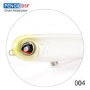 Hunthouse floating popper pencil lure fishing wobbler WTD 95mm/18g Saltwater topwater surface Pesca Stick Bass Plastic Walker