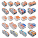 Mini Fast Wire Cable Connectors Universal Compact Conductor Spring Splicing Wiring Connector Push-in Terminal Block SPL-2/3 212