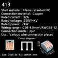 Mini Fast Wire Cable Connectors Universal Compact Conductor Spring Splicing Wiring Connector Push-in Terminal Block SPL-2/3 212