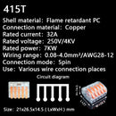 Mini Fast Wire Cable Connectors Universal Compact Conductor Spring Splicing Wiring Connector Push-in Terminal Block SPL-2/3 212