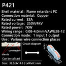 Mini Fast Wire Cable Connectors Universal Compact Conductor Spring Splicing Wiring Connector Push-in Terminal Block SPL-2/3 212