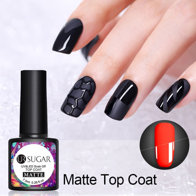 UR SUGAR Glitter Gel Nail Polish 7.5ml Gel All For Manicure UV Semi Permanent Gel Varnish Soak Off Nail Art Need Base Top Gel