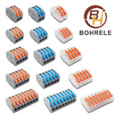 5/10pcs Mini Fast Wire Cable Connectors Universal Compact Conductor Spring Wiring Connector Push-in Terminal Block 4123458