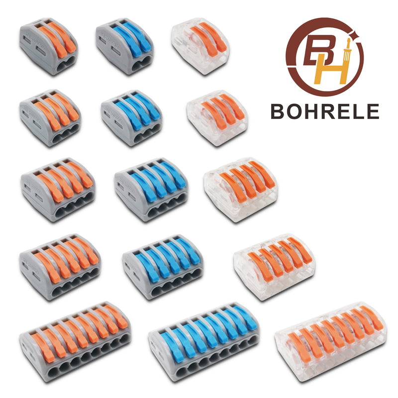 5/10pcs Mini Fast Wire Cable Connectors Universal Compact Conductor Spring Wiring Connector Push-in Terminal Block 4123458