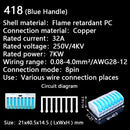 5/10pcs Mini Fast Wire Cable Connectors Universal Compact Conductor Spring Wiring Connector Push-in Terminal Block 4123458