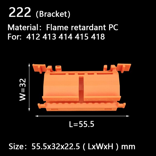5/10pcs Mini Fast Wire Cable Connectors Universal Compact Conductor Spring Wiring Connector Push-in Terminal Block 4123458