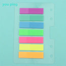 New Color 100 Sheets Self Adhesive Memo Pad Sticky Notes Bookmark Point It Marker Memo Sticker Paper Office School Supplies