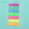 New Color 100 Sheets Self Adhesive Memo Pad Sticky Notes Bookmark Point It Marker Memo Sticker Paper Office School Supplies